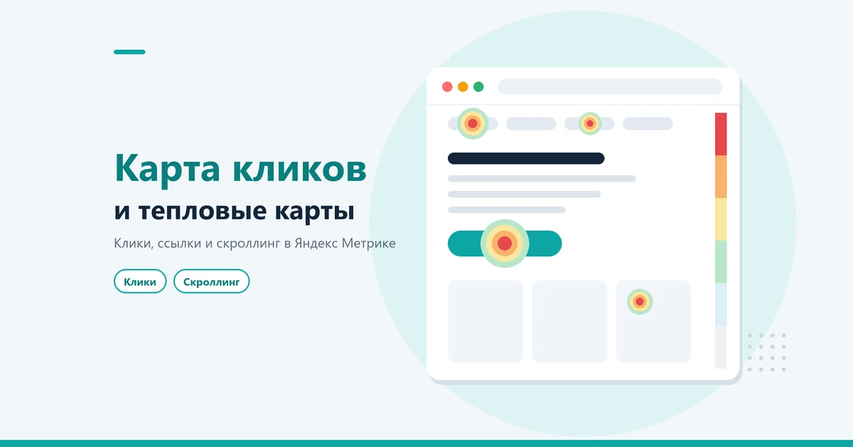 Карта кликов, скроллинга и тепловые карты в Яндекс Метрике: как смотреть и анализировать