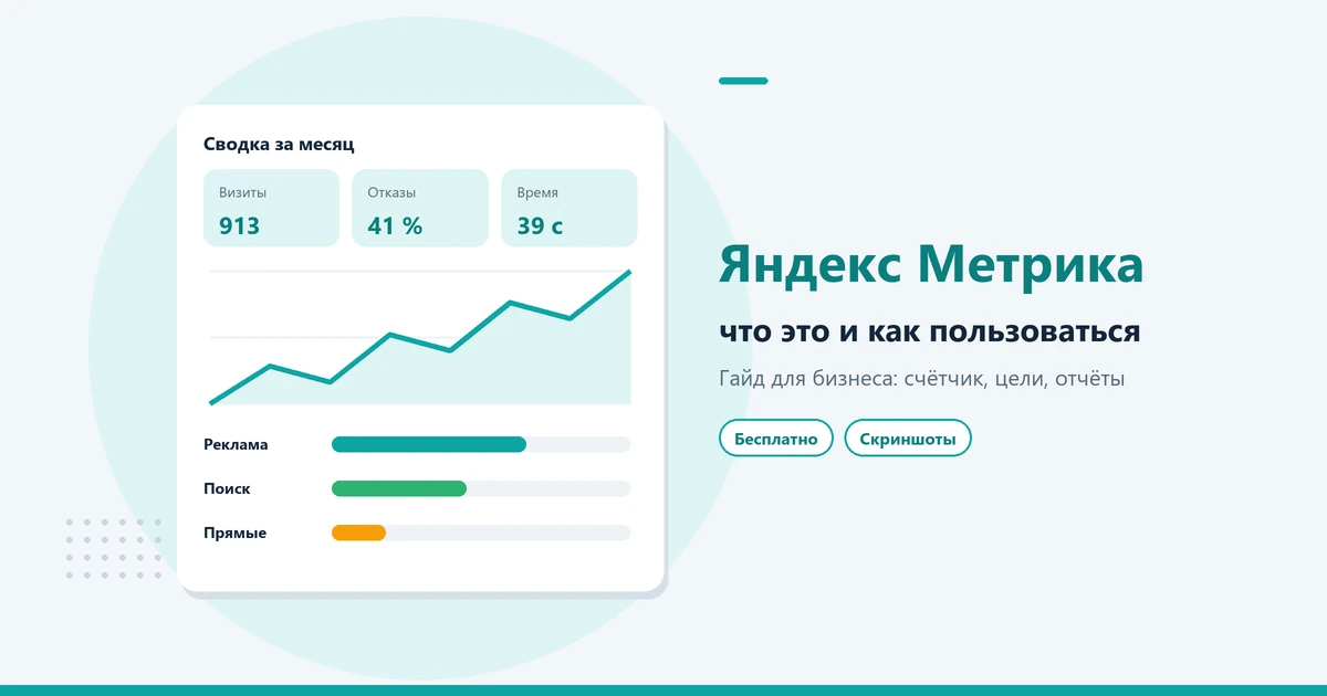 Яндекс Метрика: что это и как ей пользоваться — полный гайд для бизнеса